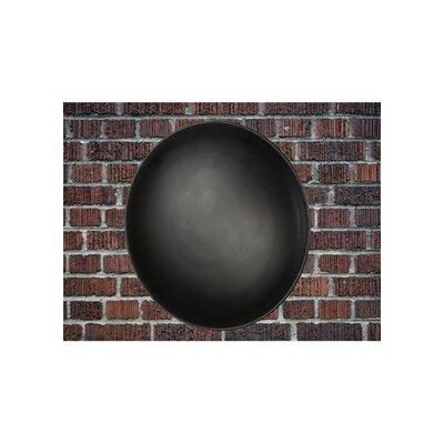 Meyda Lighting Rigel Amber 18" H Outdoor Bulkhead Light Metal/Steel in Black/Gray | 18 H x 18 W x 9 D in | Wayfair 141129