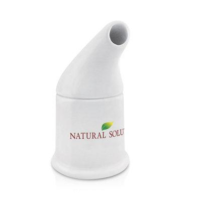 Natural Solution Ceramic Salt Inhaler w/ 2 Himalayan Pink Salt Refills, Size 6.7 H x 2.95 W x 2.95 D in | Wayfair 5061