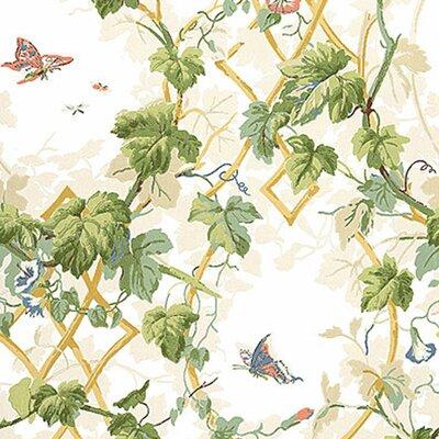 Schumacher Leafy Arbor Wallpaper Fabric in Green | 20.5 W in | Wayfair 5004490