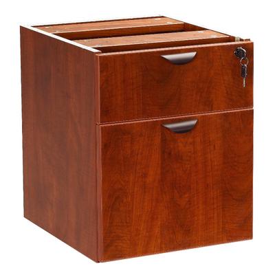 Boss Office Products N108-C 2 Hanging Pedestal - 3/4 Box/File in Cherry