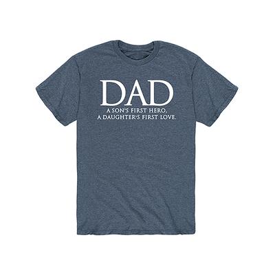 Instant Message Mens Men's Tee Shirts HEATHER - Heather Blue 'Dad Definition' Tee - Men