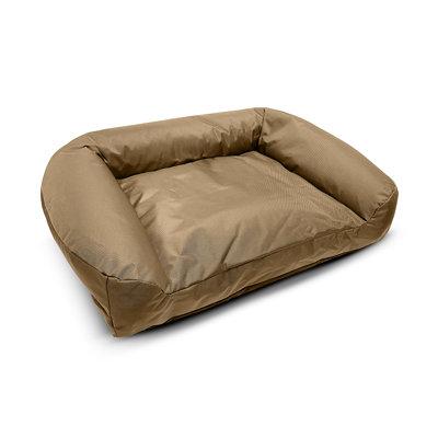 Tucker Murphy Pet™ Behrendt Bolster Bed Metal in Brown | 9 H x 40 W x 30 D in | Wayfair D79A53EDED56413786A4539E9CA2D9C8