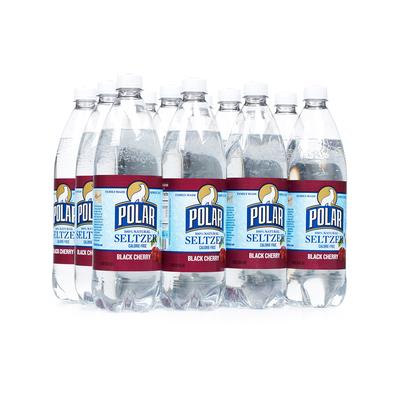 Polar Bottled Water - Polar 12-Ct. Black Cherry 100% Natural Seltzer Set