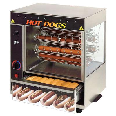 Star 175CBA Hot Dog Broiler - Capacity of 36 - 32-bun Warmer