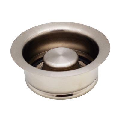Westbrass In-Sink-Erator Style Disposal Flange, Stainless Steel in Gray | 1.62 H x 4.5 W x 4.5 D in | Wayfair D2089-20
