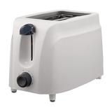 Brentwood Appliances 2 Slice Cool Touch Toaster Steel in White | 6.1 H x 18.5 W x 10 D in | Wayfair TS-260W