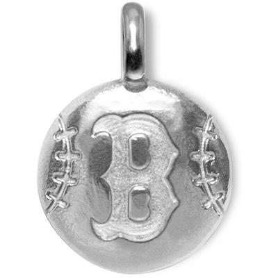 "Alex Woo Boston Red Sox Sterling Silver Disc Charm"