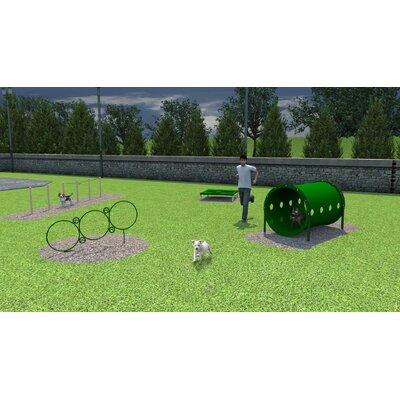 UltraPlay BarkPark Small Dog Kit Metal in Green, Size 45.0 H x 50.0 W x 40.0 D in | Wayfair BARK-SMKIT-Natural