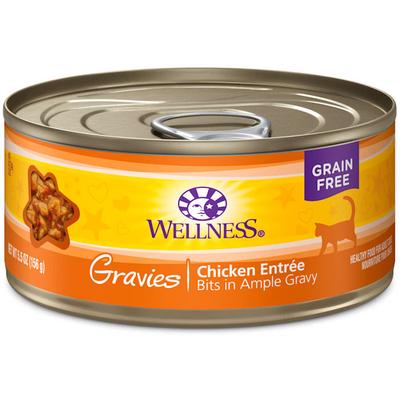 Natural Canned Grain Free Gravies Chicken Dinner Wet Cat Food, 5.5 oz., Case of 12, 12 X 5.5 OZ