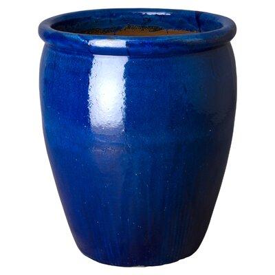 World Menagerie Kennedale Clay Pot Planter Ceramic in Blue | 33 H x 29 W x 29 D in | Wayfair ACE161457E3B40AFAB36AF061659D517