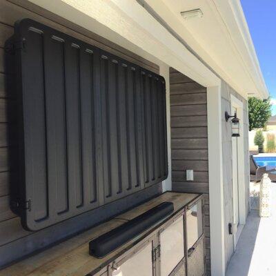 Storm Shell Black OUTDOOR TV ENCLOSURE in Gray, Size 28.0 H x 46.0 W in | Wayfair SS-44