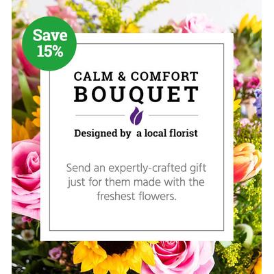 1-800-Flowers Everyday Gift Delivery Calm & Comfort Bouquet | Flowers Designed Medium | Happiness Delivered To Their Door
