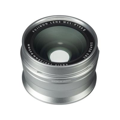 Fujifilm WCL-X100 II Wide Conversion Lens for X100F/X100T/X100S/X100 Silver Small 16534716