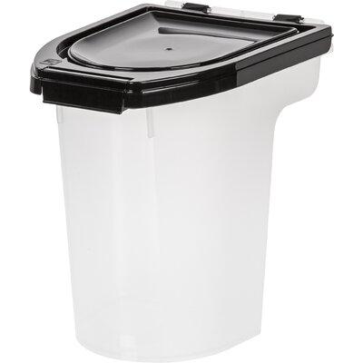 Tucker Murphy Pet™ Odette 6 lb. Airtight Pet Food Container Plastic in Black, Size 11.02 H x 8.63 W x 10.83 D in | Wayfair