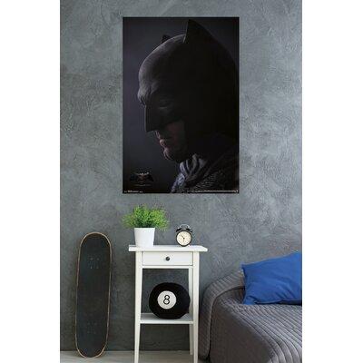 Trends International Batman V Superman - Cowl Paper Print in Black | 34 H x 22.375 W x 0.125 D in | Wayfair POD14404