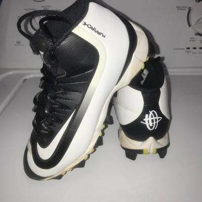 Nike Other | Baseball Cleats | Color: Black/White | Size: 1 12