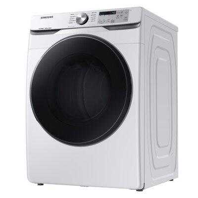Samsung 7.5 cu. ft. Gas Dryer w/ Steam Sanitize+ in Gray, Size 38.7 H x 27.0 W x 31.5 D in | Wayfair DVG45R6100W/A3