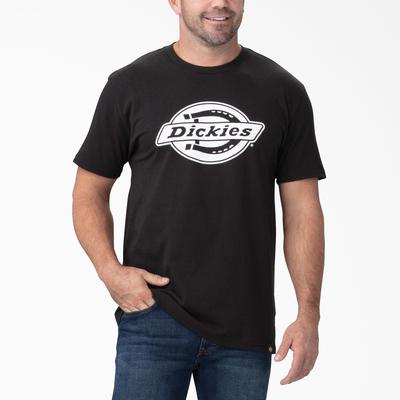 Dickies Men's Short Sleeve Relaxed Fit Graphic T-Shirt - Black/white Size XL (WS46A)
