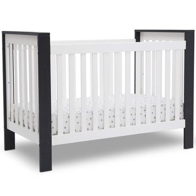 Delta Children Miles 4-in-1 Convertible Crib Wood in Gray/White | 39.5 H x 29.5 W in | Wayfair W100150-181