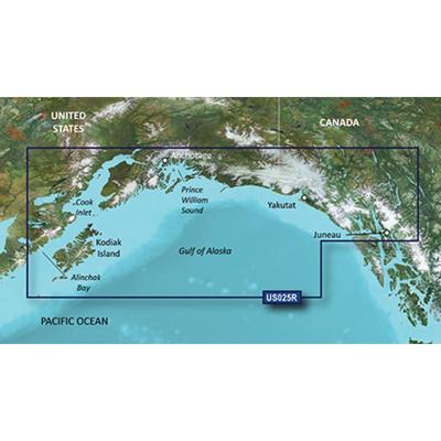 Garmin BlueChart g2 Vision - Anchorage to Juneau JUL 08 (US025R) SD Card 010-C0726-00