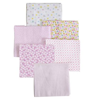 Harriet Bee Halvorsen 6 Piece Baby Cotton Flannel Receiving Blanket Set 100% Cotton, Size 38.0 H x 30.0 W in | Wayfair