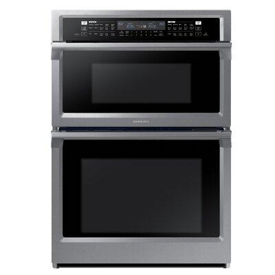 Samsung Dream Kitchen 30" Microwave Combination Wall Oven, Size 43.25 H x 29.875 W x 25.6875 D in | Wayfair NQ70M6650DS/AA