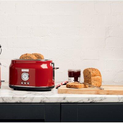 Haden US Haden Dorset 2-Slice, Wide-Slot Toaster w/ Cancel, Defrost, & Browning Controls in Red, Size 7.5 H x 11.0 W x 12.0 D in | Wayfair 75001