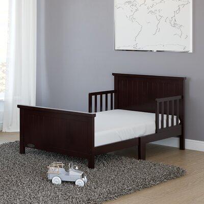 Graco Bailey Toddler Bed w/ Guardrails Wood in Brown/Gray/Yellow | 25.93 H x 30.71 W x 54.21 D in | Wayfair 05350-109