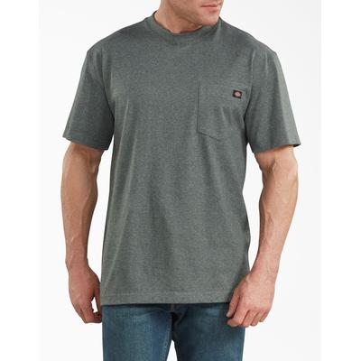 Dickies Short Sleeve Heavyweight Heathered T-Shirt - Hunter Green Size (WS450H)