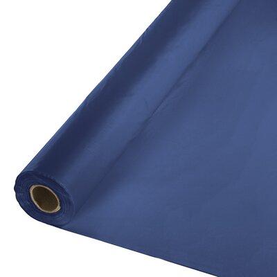 Creative Converting Plastic Disposable Banquet Roll Plastic in Blue | Wayfair 011137