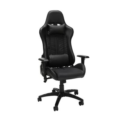 OFM Essentials Collection Racing Style Gaming Chair in Black - OFM ESS-6065-BLK