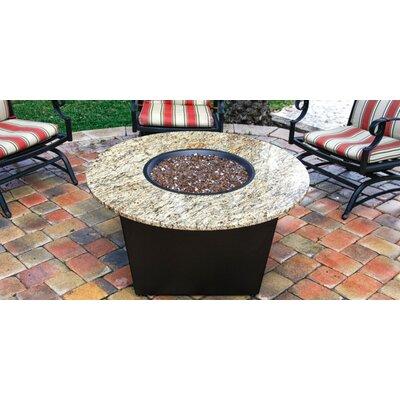 Ebern Designs 21" H x 41" W Aluminum Outdoor Fire Pit Table Aluminum in Gray/White | 21 H x 41 W x 41 D in | Wayfair