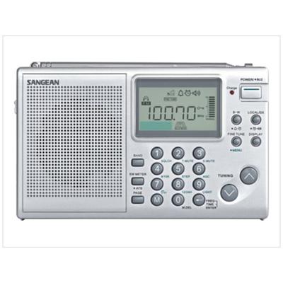 Sangean FM - Stereo / AM / SW World Band Radio Silver Small ATS-405