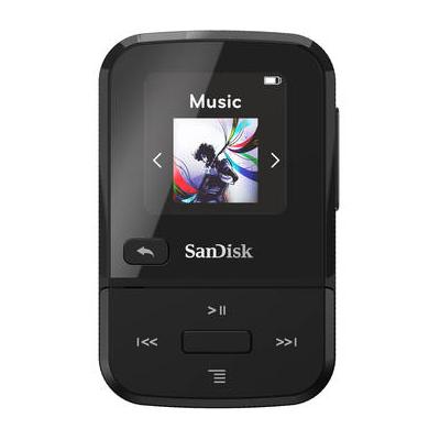 SanDisk 32GB Clip Sport Go Wearable MP3 Player (Black) SDMX30-032G-G46K