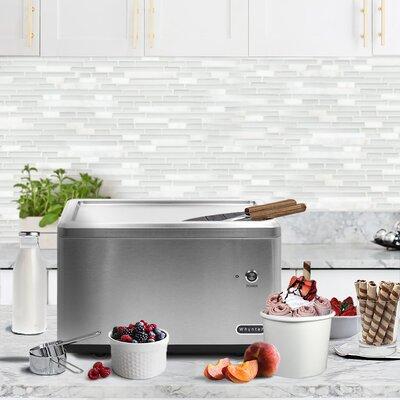 Whynter Portable Instant Ice Cream Maker Frozen Pan Roller in Stainless Steel | 9.6 H x 14.25 W x 10.7 D in | Wayfair ICR-300SS