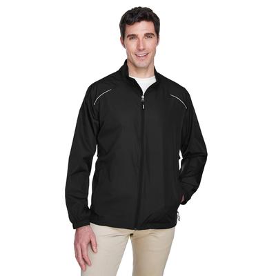 Core 365 88183 Men's Motivate Unlined Lightweight Jacket in Black size 4XL