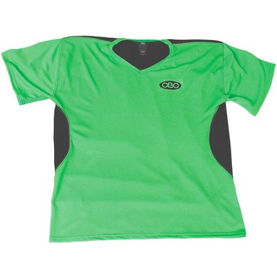 OBO Short Sleeve Field Hockey Goalie Jersey Neon Green/Black