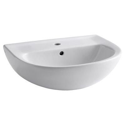 American Standard Evolution Vitreous China U-Shaped Pedestal Bathroom Sink w/ Overflow in White | 8.25 H x 22 W x 17.5 D in | Wayfair 0467001.020