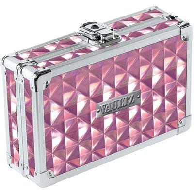 Vaultz® Diamond Safe Box w/ Key Lock in Brown/Gray/Pink, Size 2.5 H x 5.5 W x 8.4 D in | Wayfair VZ00777