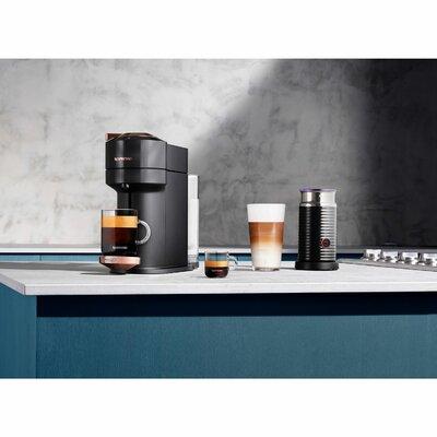 Nespresso Vertuo NEXT Coffee & Espresso Machine by De'Longhi w/ Aeroccino Milk Frother Plastic in Brown | 12 H x 14.2 W x 5.5 D in | Wayfair