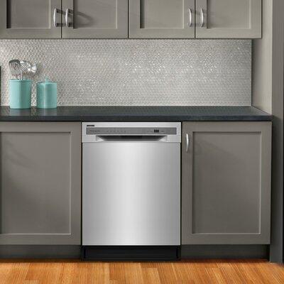 Frigidaire Series 24" 52 dBA Built-in Full Console Dishwasher w/ Delay Start, Stainless Steel in Gray | 35.25 H x 24 W x 24 D in | Wayfair
