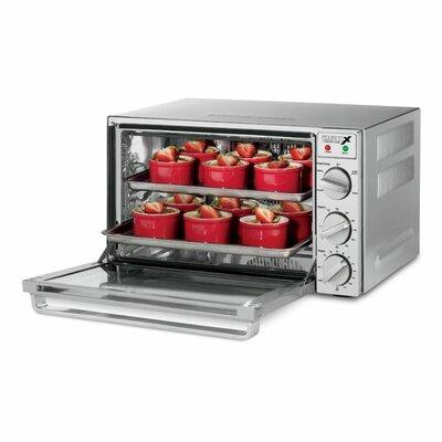 Waring Warring Convection Toaster Oven in Gray, Size 12.0 H x 21.0 W x 19.0 D in | Wayfair WCO250X