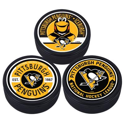 Pittsburgh Penguins 3-Pack Puck Set