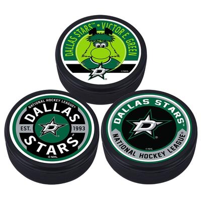 Dallas Stars 3-Pack Puck Set