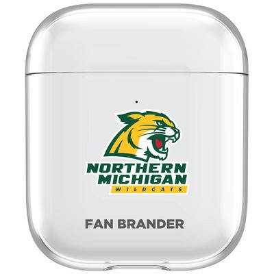 Northern Michigan Wildcats Clear Air Pods Case