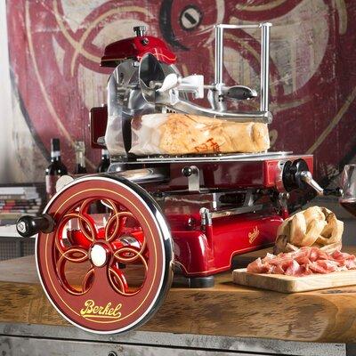 Berkel Volano B3 Flywheel Slicer in Red, Size 27.6 H x 26.4 W x 31.7 D in | Wayfair BKB30VC500000000FR