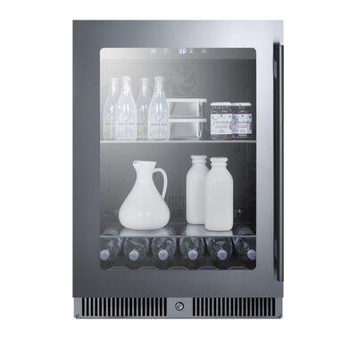 Summit Appliance 138 Can Convertible Beverage Refrigerator Glass, Size 34.0 H x 23.38 W x 22.75 D in | Wayfair CL24BVLHD