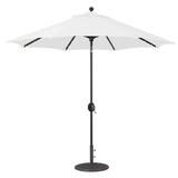Arlmont & Co. Ingleside 9' Lighted Market Sunbrella Umbrella, Granite in Brown, Size 96.0 H in | Wayfair 6508E294DEDA4E0C88283DCF03822C27