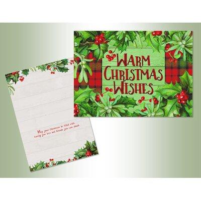 The Holiday Aisle® Holly Christmas Cards | 7 H x 5 W x 1 D in | Wayfair 1831B15F5A684527BF97D04836A79AB5