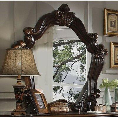 Andrew Home Studio Batisa Arched Beveled Dresser Mirror Wood in Brown | 46.8503 H x 48.4251 W x 4.1339 D in | Wayfair GFA21MY104-2D5